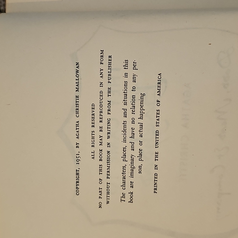 SALE! 1951 Edition Of Agatha Christie They Came To Baghdad - Picture 3 of 4